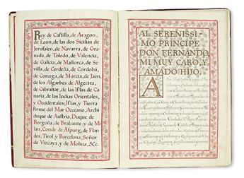 MANUSCRIPT.   Patent of nobility in favor of Don Juan Justo de Otto y Benisia.  Ms. in Spanish on vellum.  1745